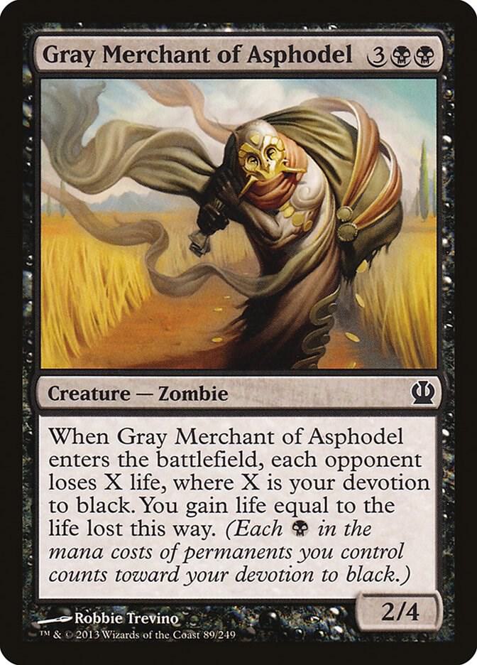 Gray Merchant of Asphodel 89 card from Theros