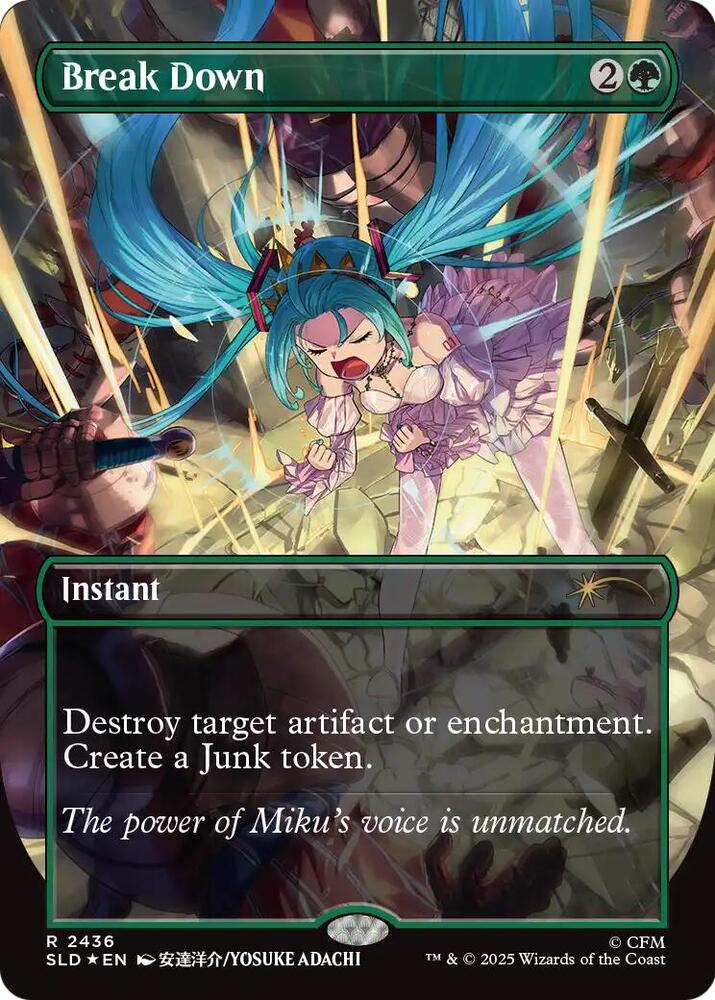 Break Down 2436 card from Secret Lair Drop Series