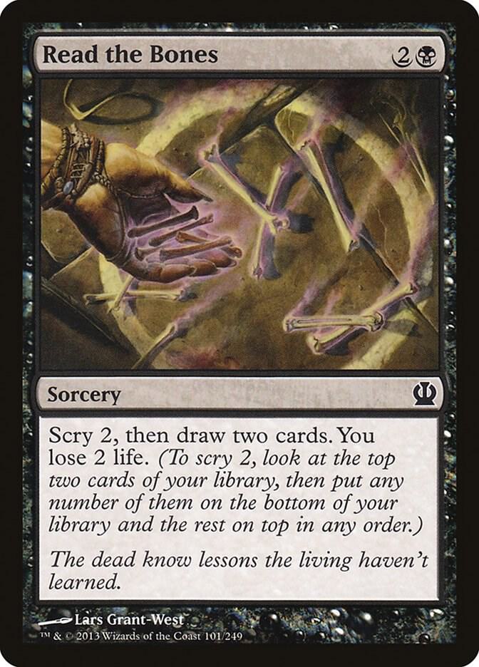 Read the Bones 101 card from Theros