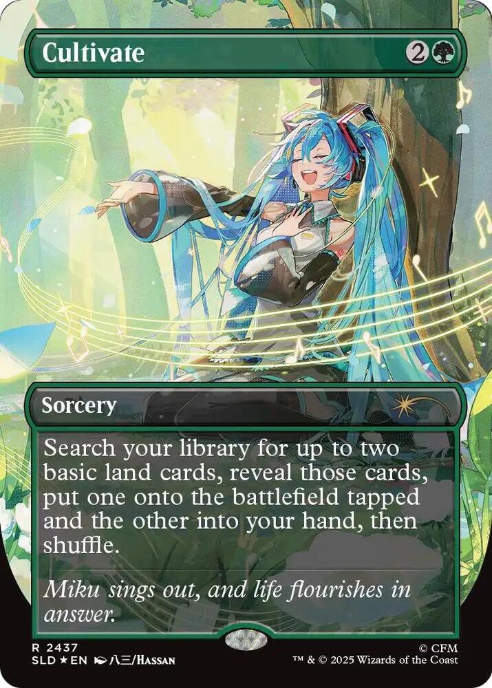 Cultivate 2437 card from Secret Lair Drop Series