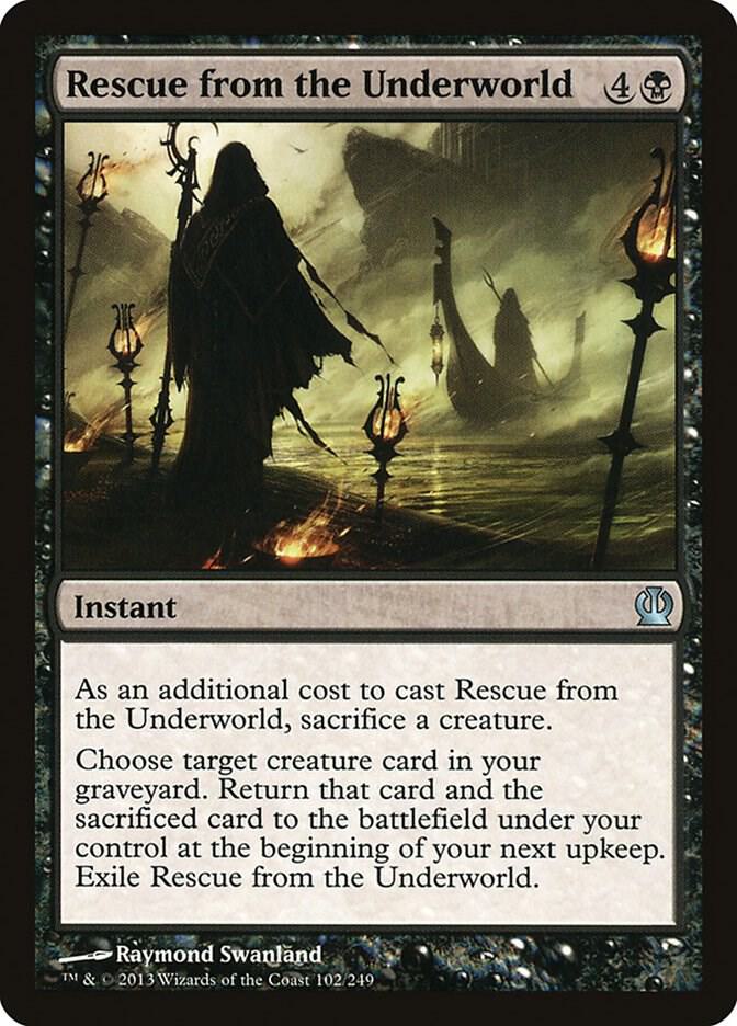 Rescue from the Underworld 102 card from Theros