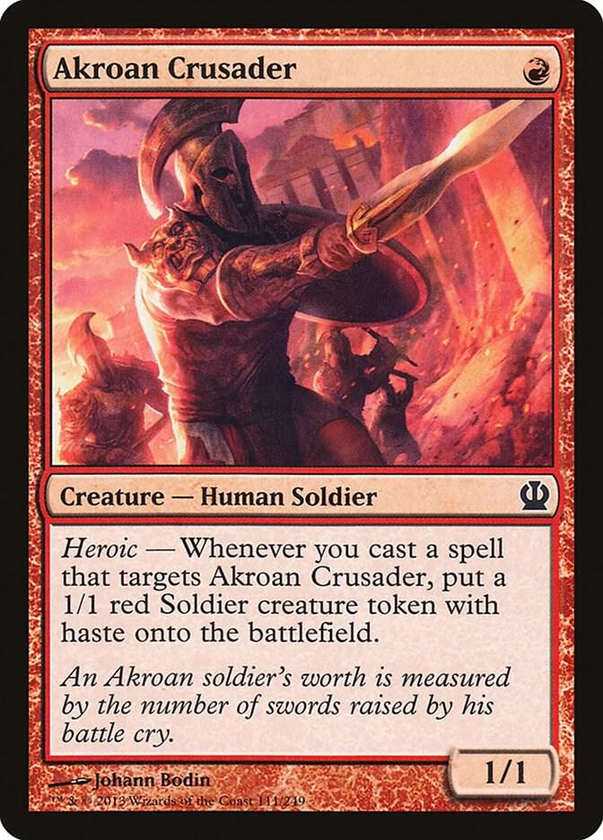 Akroan Crusader 111 card from Theros