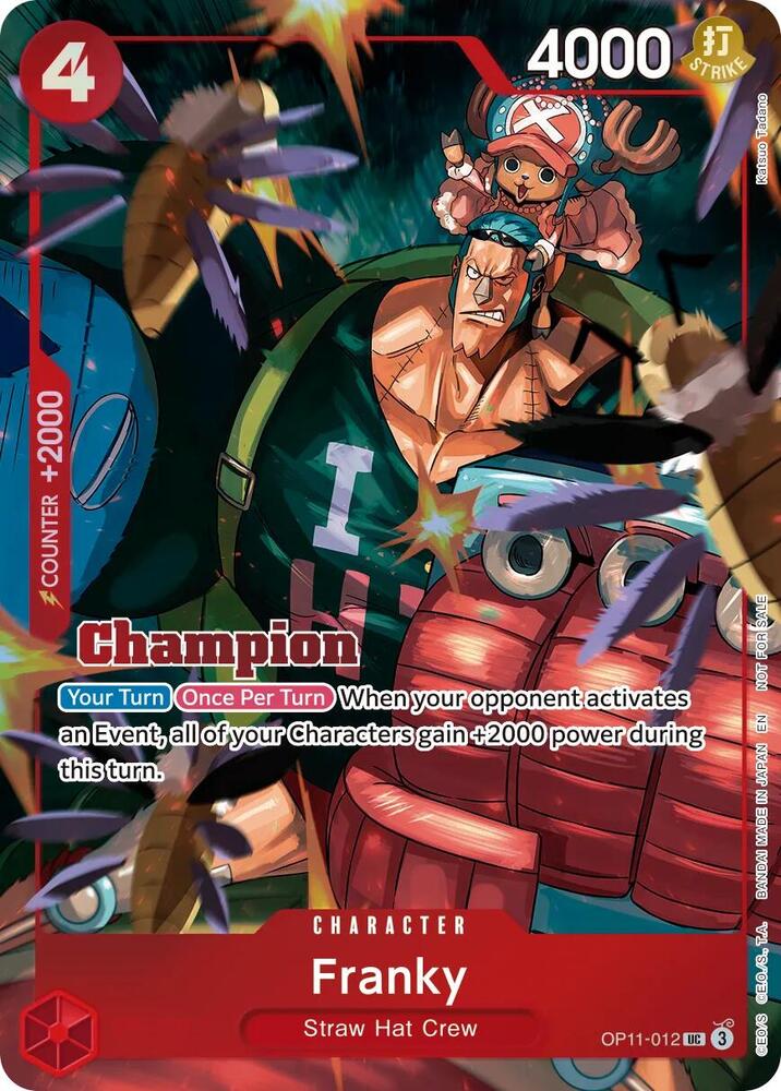 Franky (CS 26-27 Winner Card Set Vol.1) OP11-012 card from One Piece Promotion Cards
