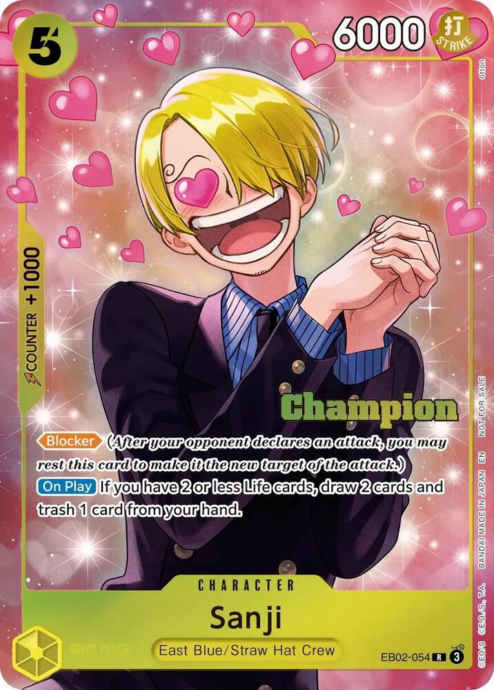 Sanji (CS 26-27 Winner Card Set Vol. 1) EB04-052 card from One Piece Promotion Cards