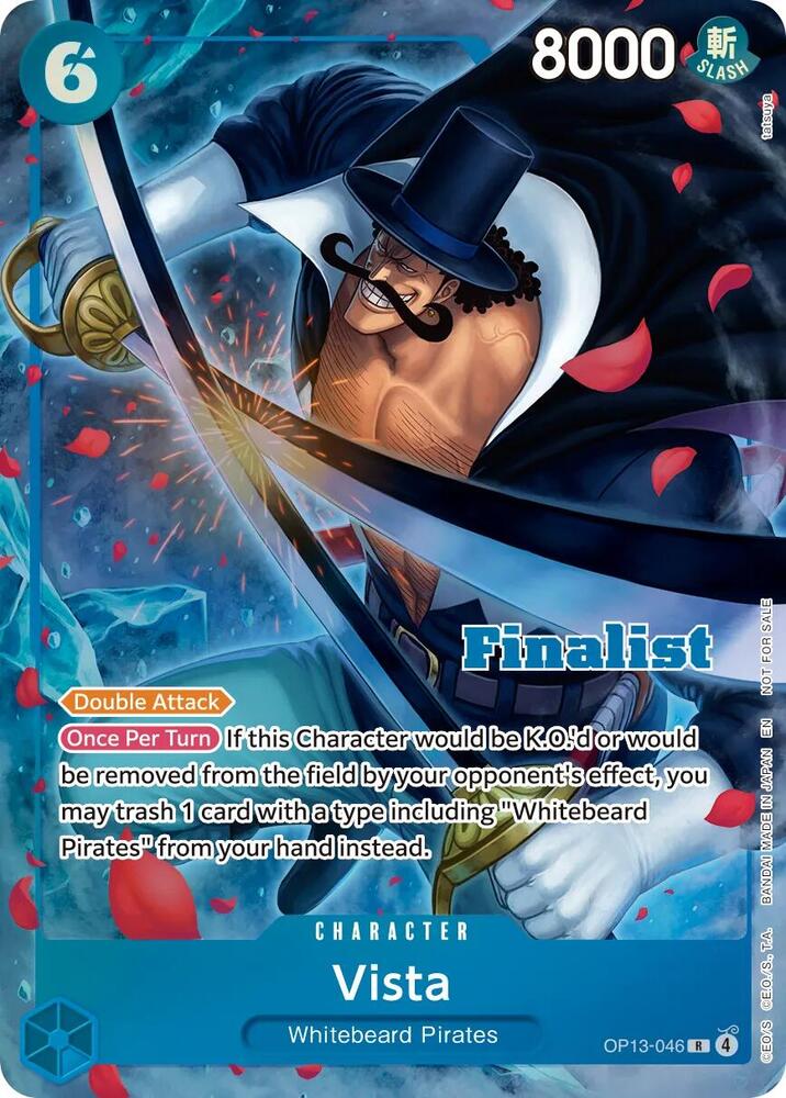Vista (CS 26-27 Finalist Card Set Vol. 1) OP13-046 card from One Piece Promotion Cards