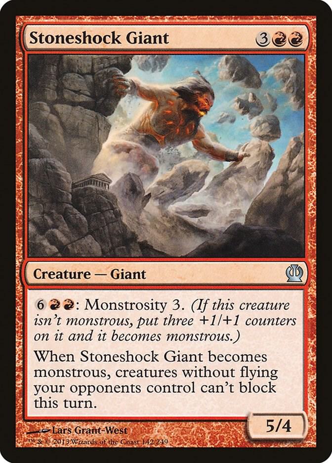 Stoneshock Giant 142 card from Theros