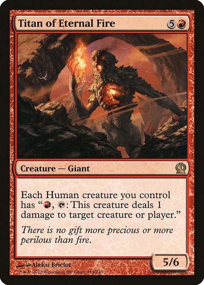 Titan of Eternal Fire 144 card from Theros