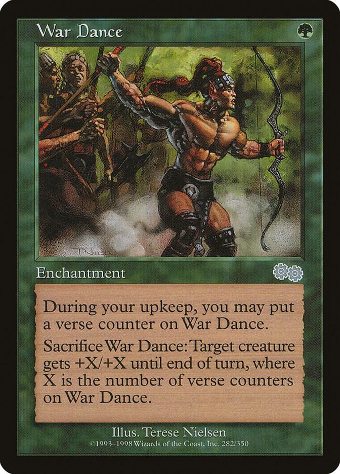 War Dance 282 card from Urza's Saga