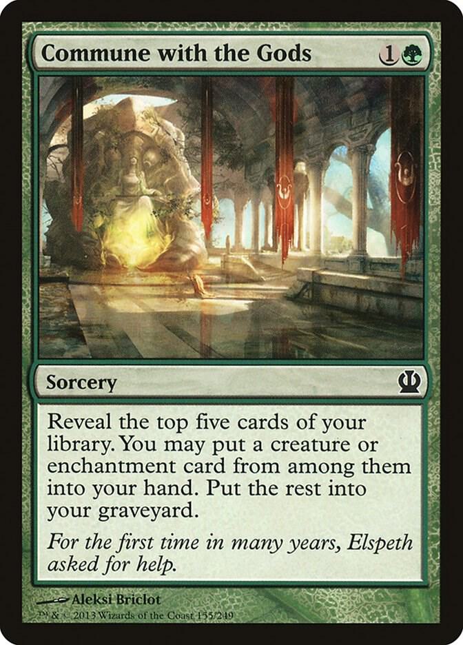 Commune with the Gods 155 card from Theros