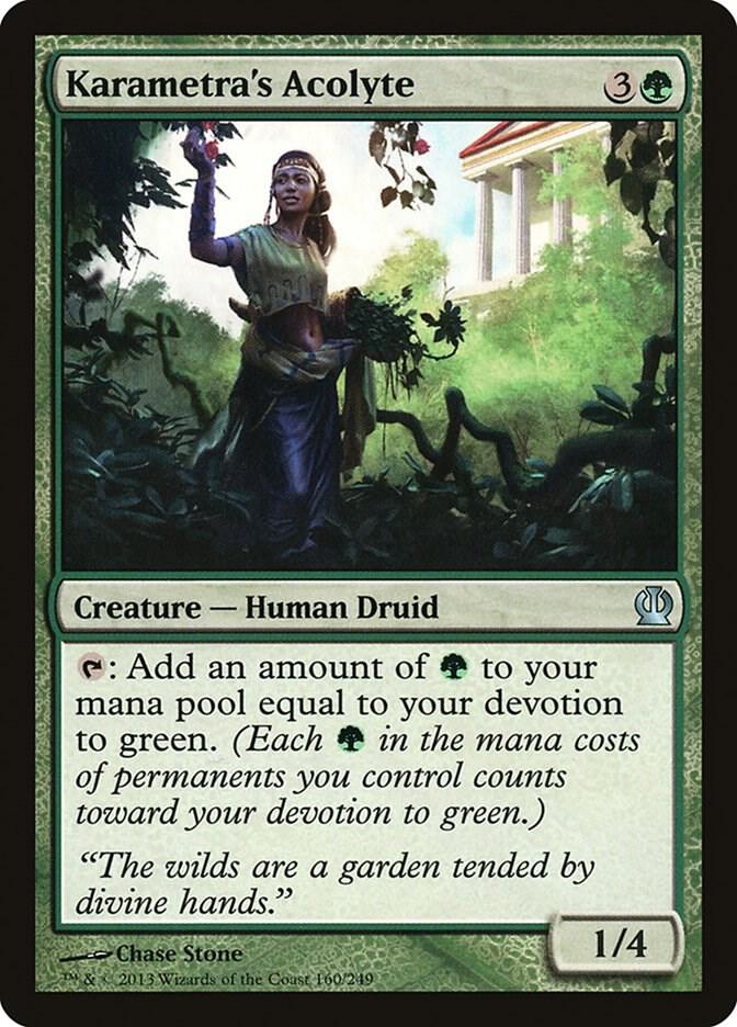 Karametra's Acolyte 160 card from Theros