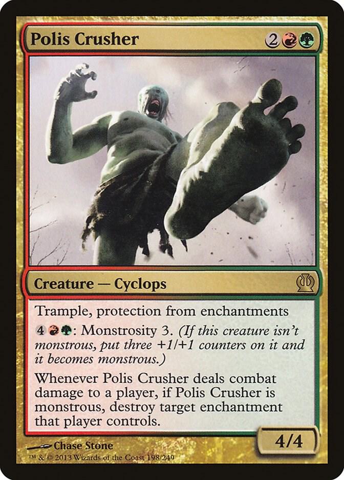 Polis Crusher 198 card from Theros