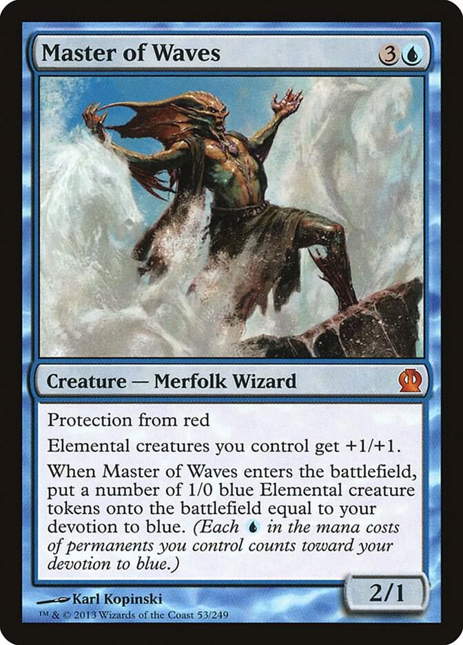 Master of Waves 53 card from Theros