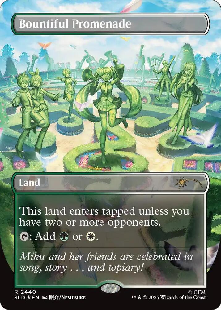 Bountiful Promenade 2440 card from Secret Lair Drop Series
