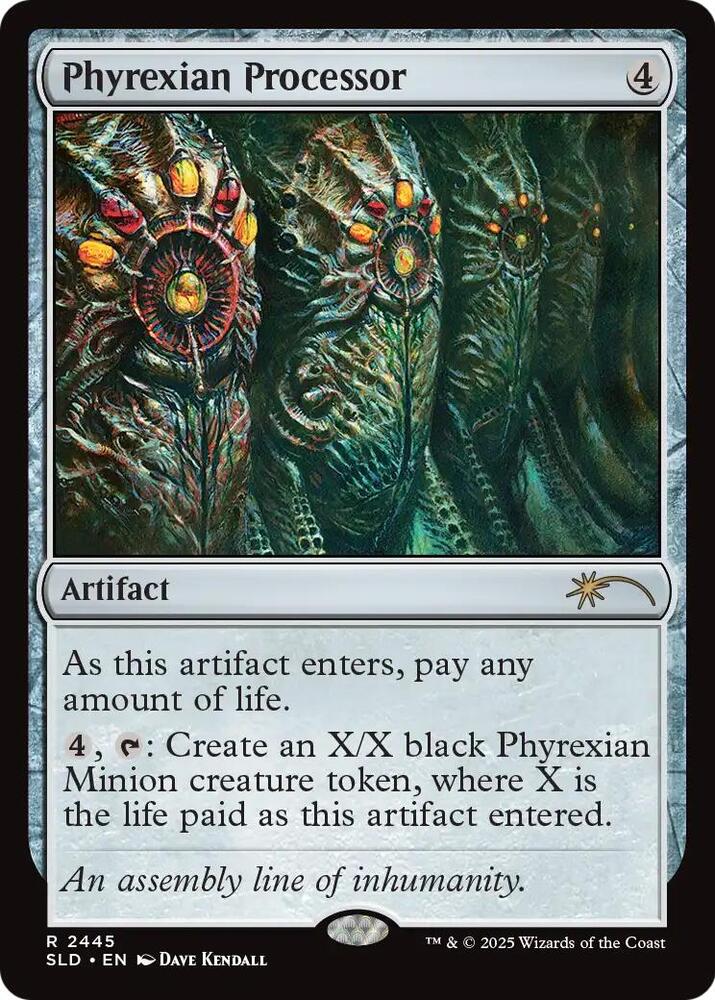 Phyrexian Processor 2445 card from Secret Lair Drop Series