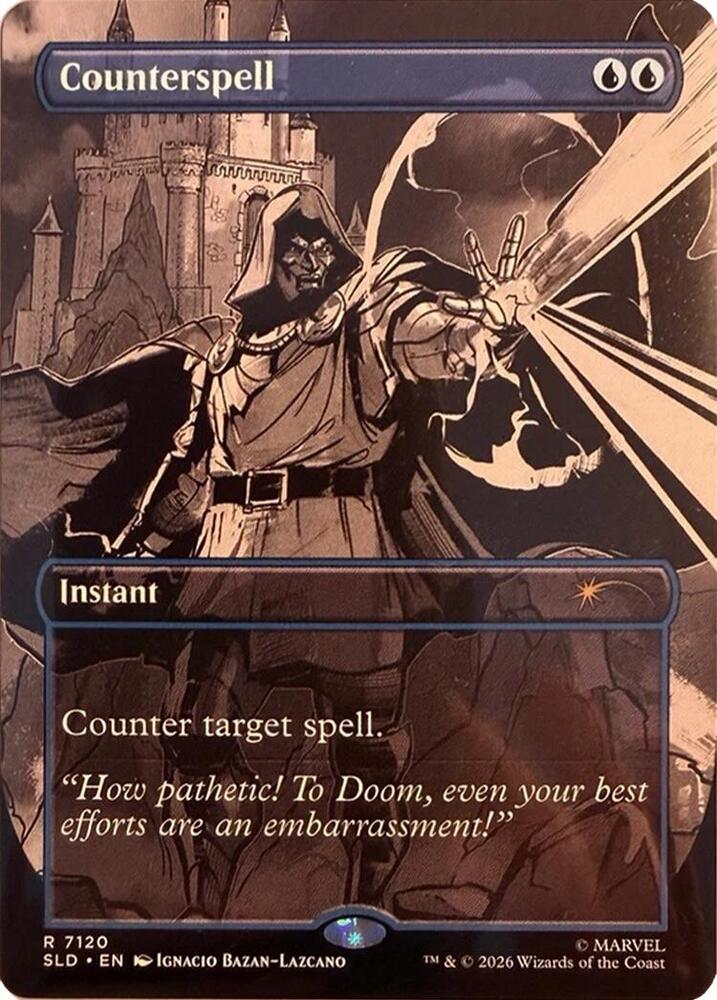 Counterspell 7120 card from Secret Lair Drop Series