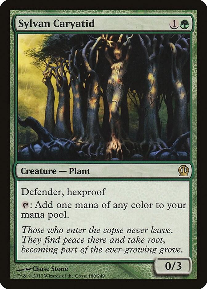 Sylvan Caryatid 180 card from Theros