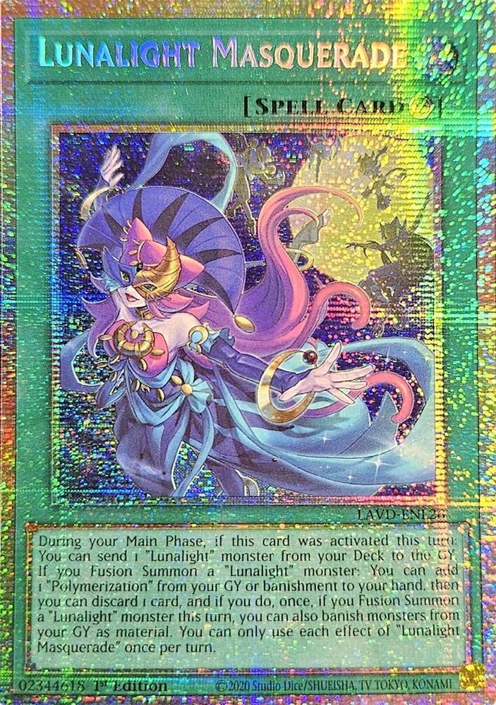 Lunalight Masquerade (Starlight Rare) LAVD-ENL26 card from Legendary Arc-V Decks