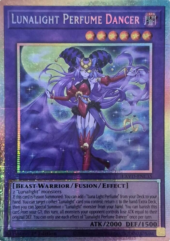 Lunalight Perfume Dancer (Starlight Rare) LAVD-ENL35 card from Legendary Arc-V Decks