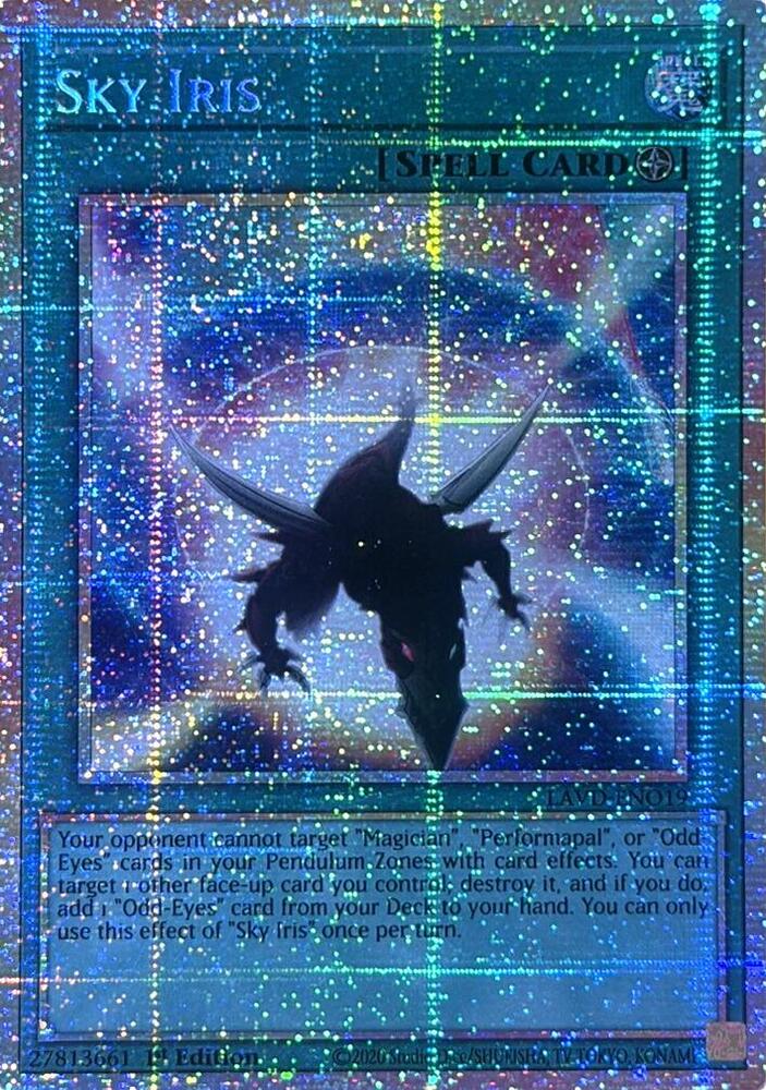 Sky Iris (Starlight Rare) LAVD-ENO19 card from Legendary Arc-V Decks