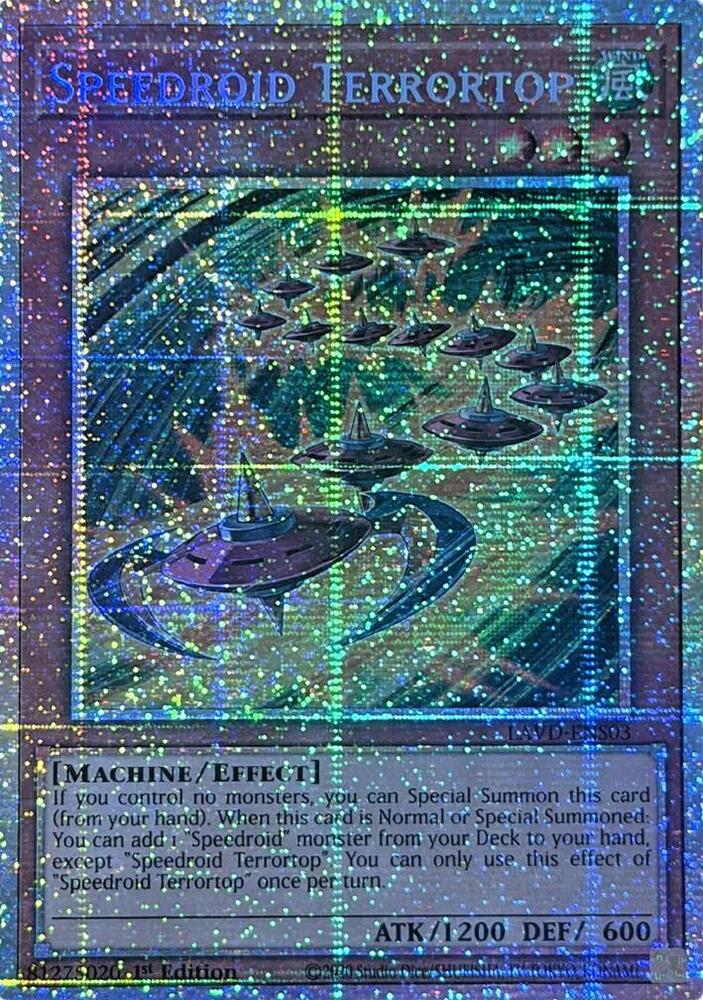 Speedroid Terrortop (Starlight Rare) LAVD-ENS03 card from Legendary Arc-V Decks