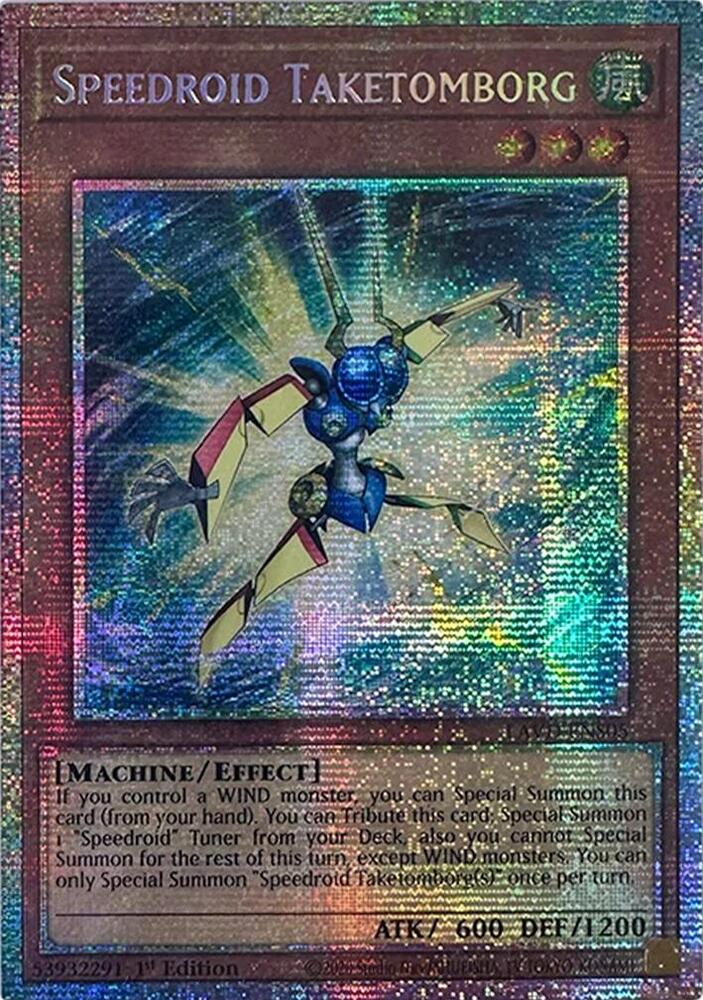 Speedroid Taketomborg (Starlight Rare) LAVD-ENS05 card from Legendary Arc-V Decks