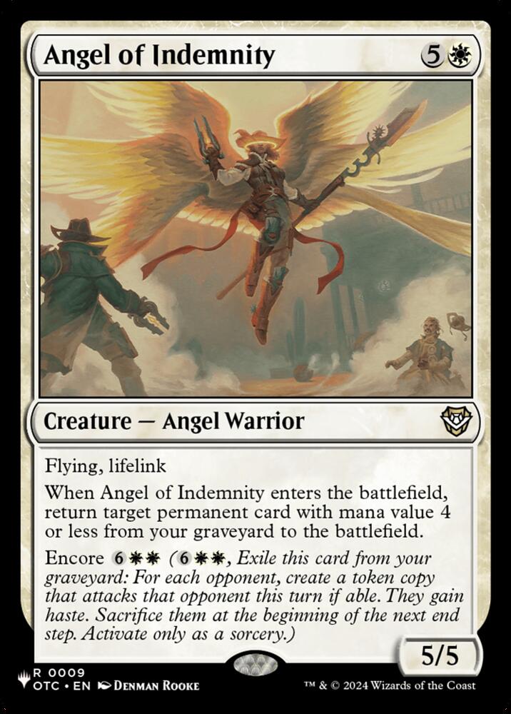 Angel of Indemnity 9 card from The List Reprints