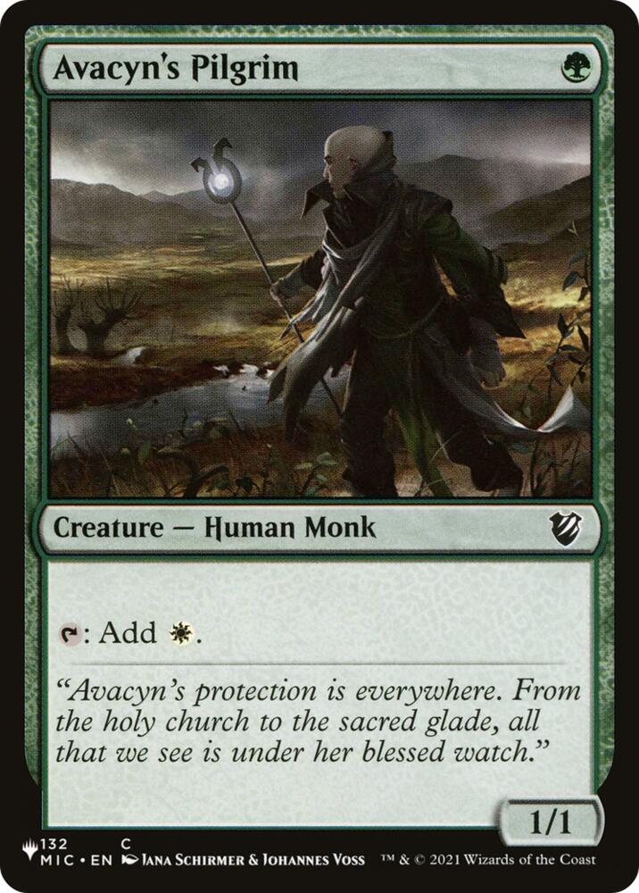 Avacyn's Pilgrim (MIC) 132 card from The List Reprints