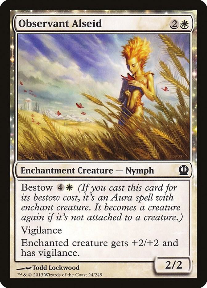 Observant Alseid 24 card from Theros
