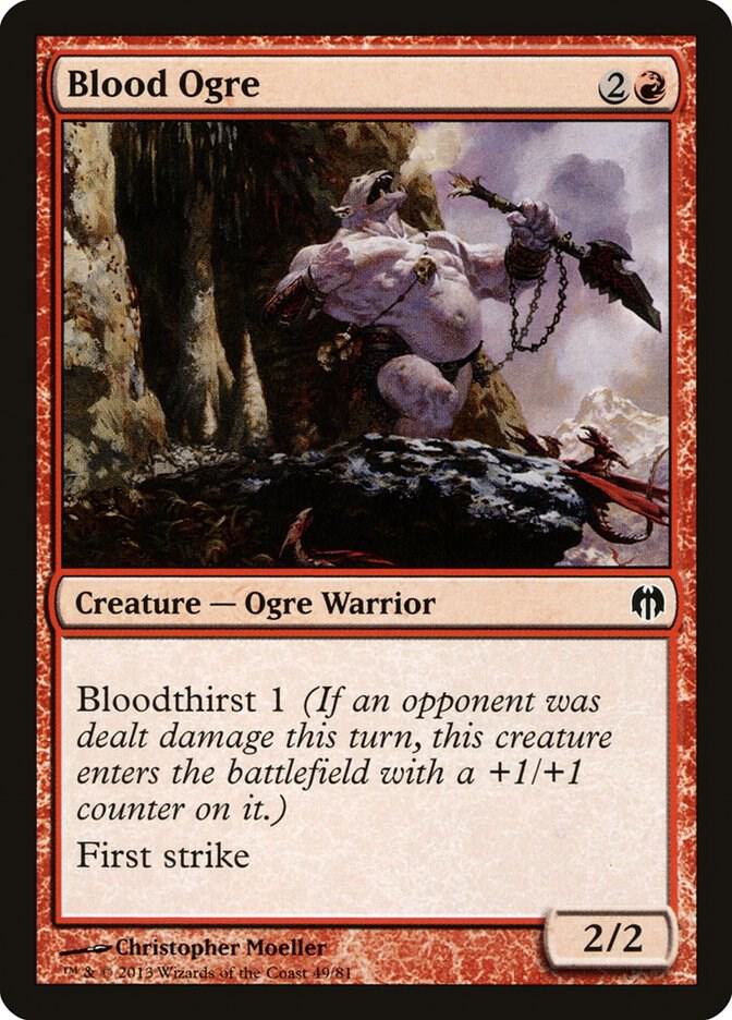 Blood Ogre 49 card from Duel Decks: Heroes vs. Monsters