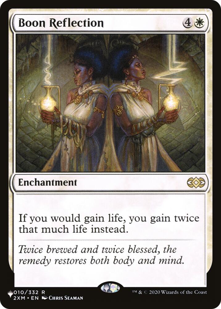 Boon Reflection 10 card from The List Reprints