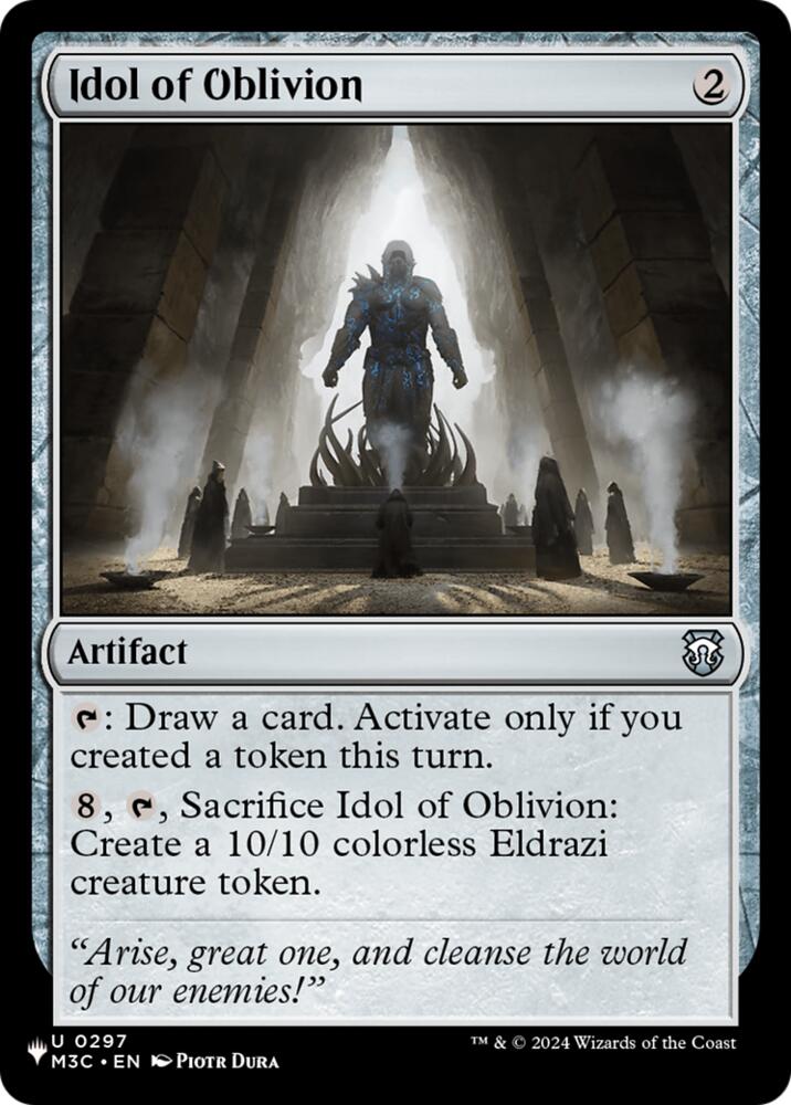 Idol of Oblivion (M3C) 297 card from The List Reprints