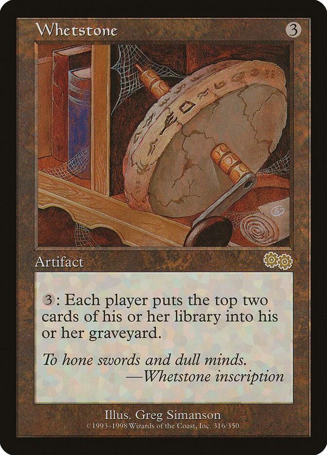 Whetstone 316 card from Urza's Saga