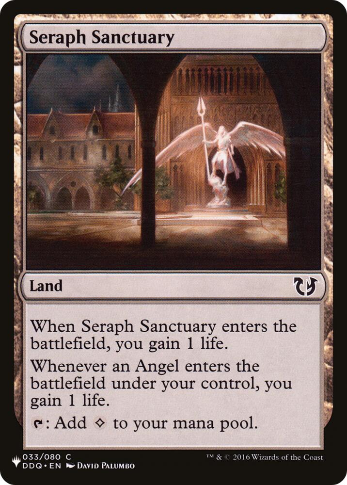Seraph Sanctuary (DDQ) 33 card from The List Reprints