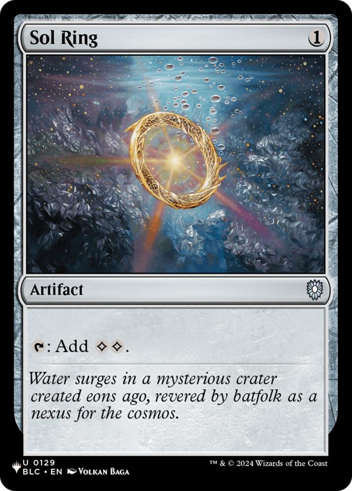 Sol Ring (BLC) 129 card from The List Reprints