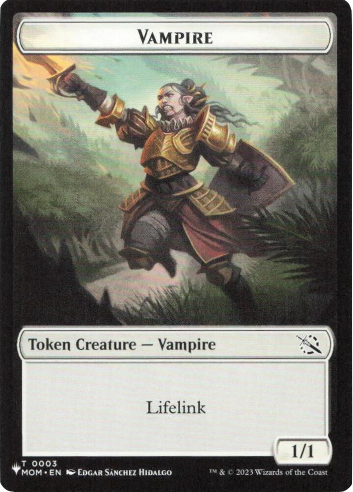 Vampire // Elemental Double-Sided Token 3 // 12 card from The List Reprints