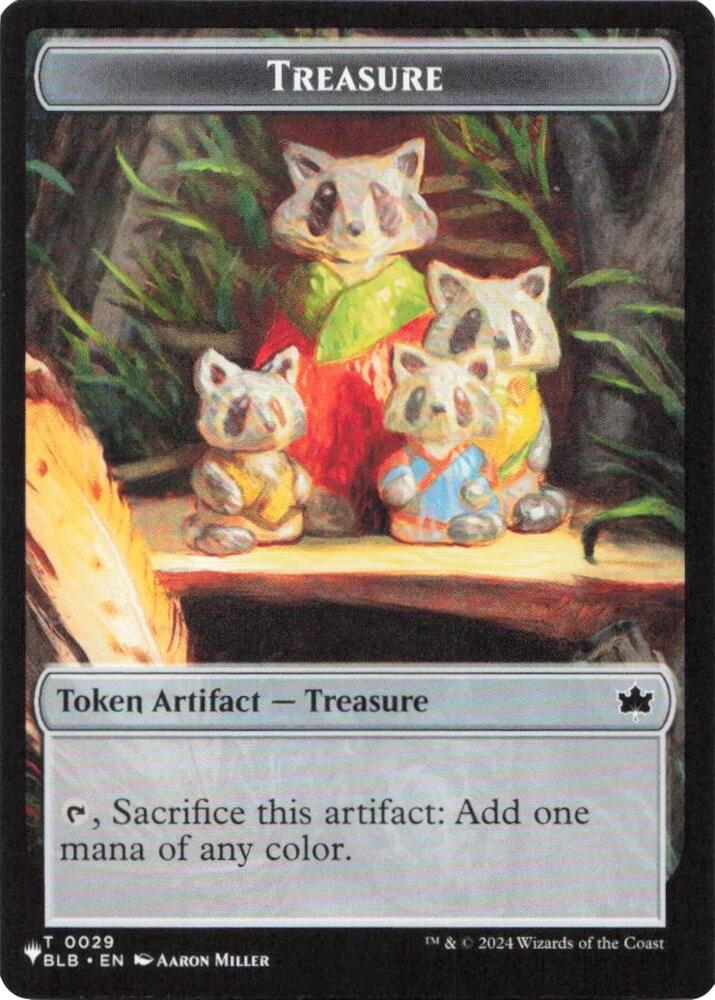 Treasure // Spider Double-Sided Token 29 // 29 card from The List Reprints