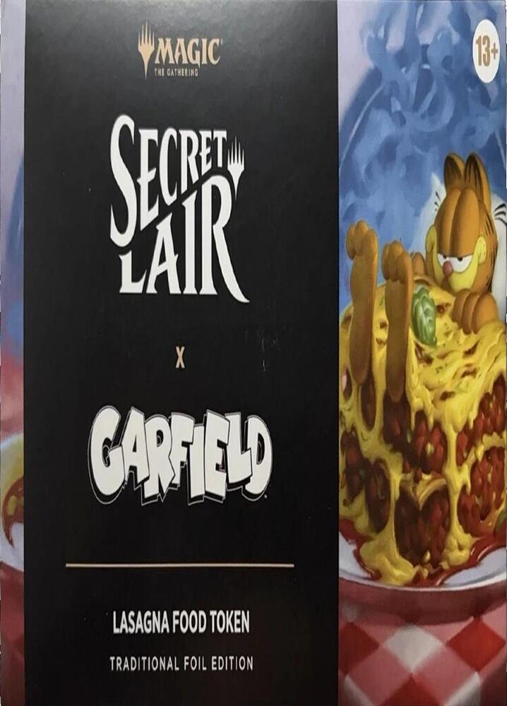 Secret Lair Drop: Secret Lair x Garfield - Lasagna Food Token - Traditional Foil Edition card from Secret Lair Drop Series