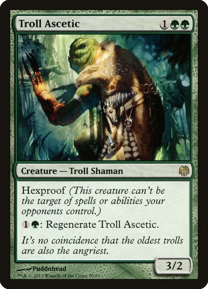 Troll Ascetic 50 card from Duel Decks: Heroes vs. Monsters
