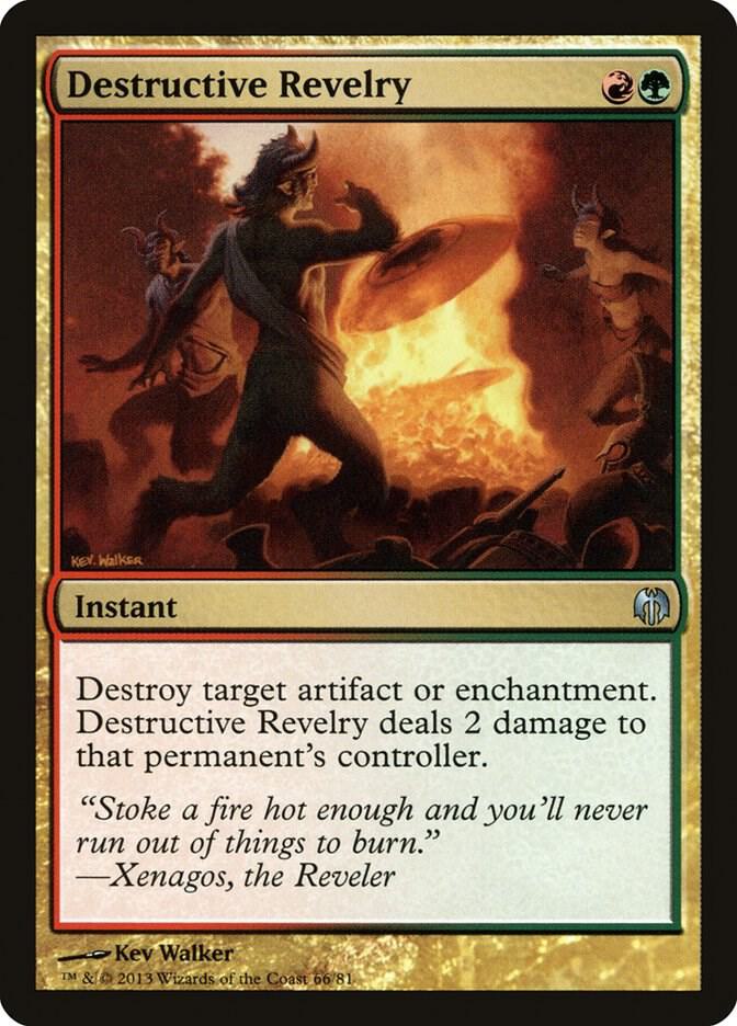 Destructive Revelry 66 card from Duel Decks: Heroes vs. Monsters