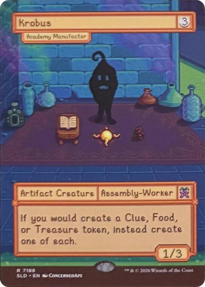 Krobus - Academy Manufactor 7188 card from Secret Lair Drop Series