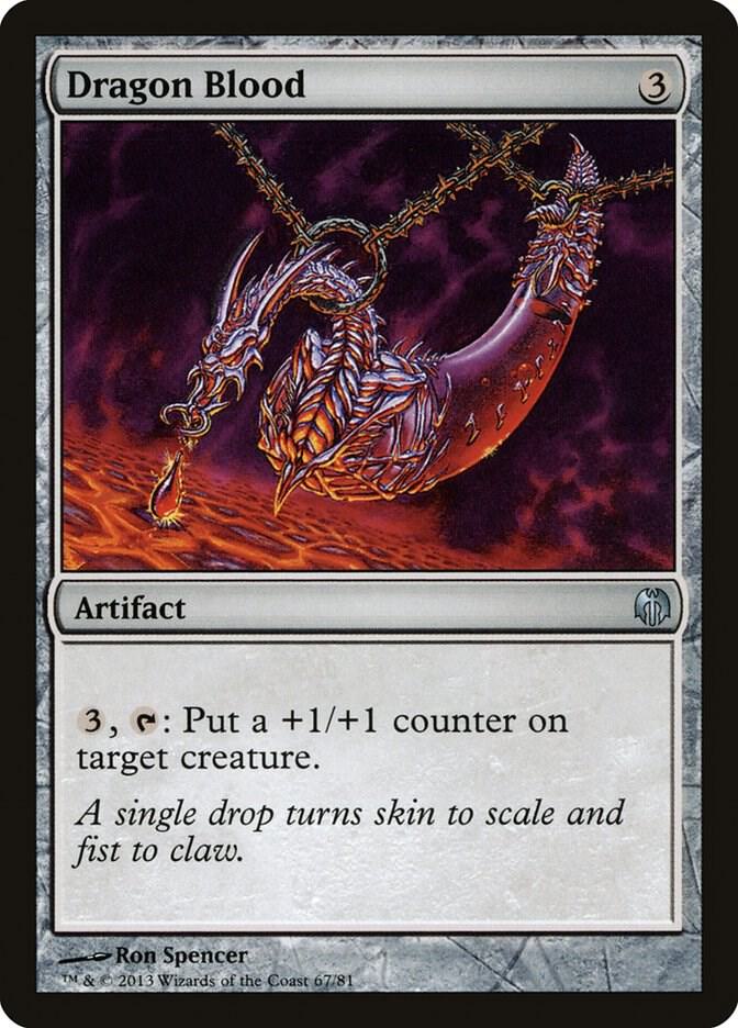 Dragon Blood 67 card from Duel Decks: Heroes vs. Monsters
