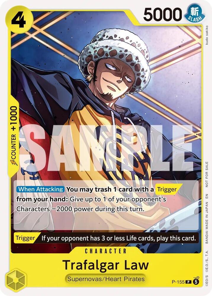 Trafalgar Law (Pirates Party 2026 Vol. 2) P-155 card from One Piece Promotion Cards