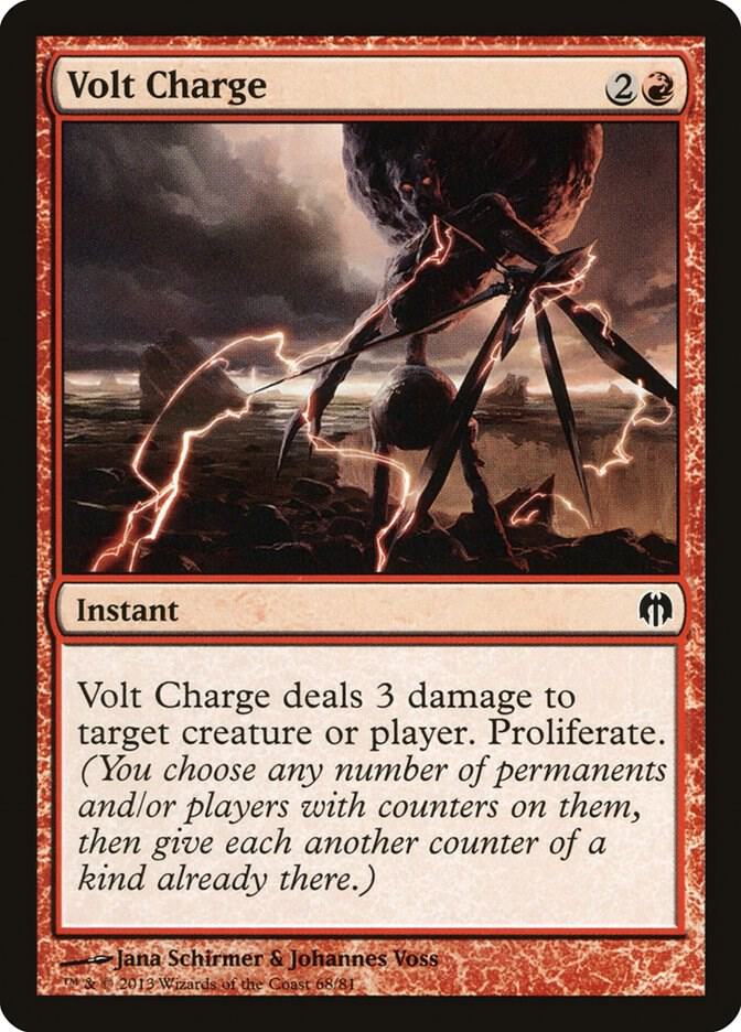 Volt Charge 68 card from Duel Decks: Heroes vs. Monsters