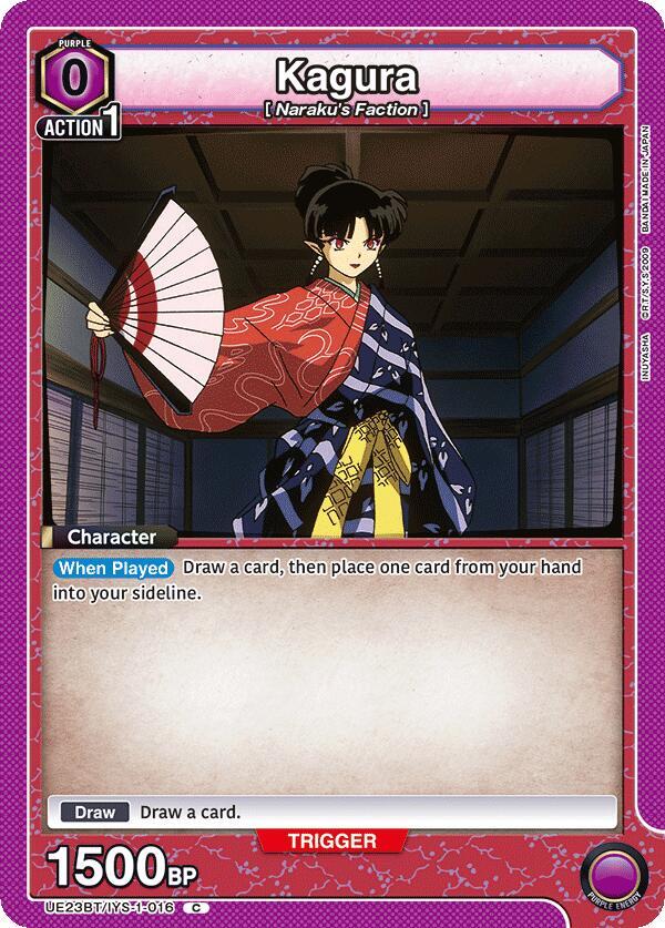 Kagura (Box Topper Foil) UE23BT/IYS-1-016 card from UE23BT: Inuyasha