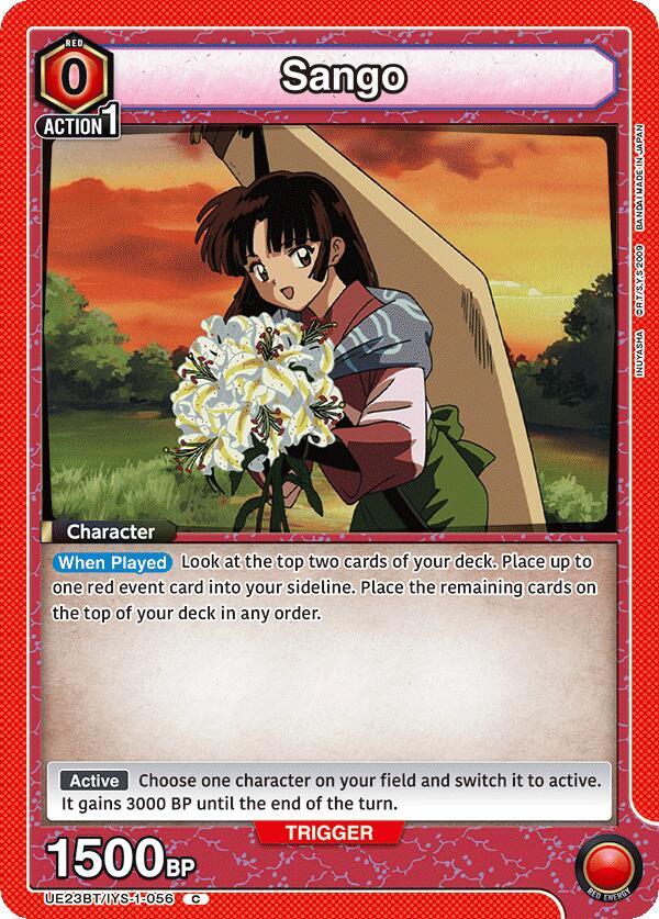 Sango (Box Topper Foil) UE23BT/IYS-1-056 card from UE23BT: Inuyasha