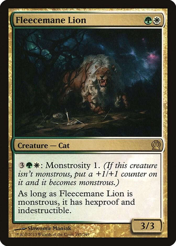 Fleecemane Lion 193 card from Theros