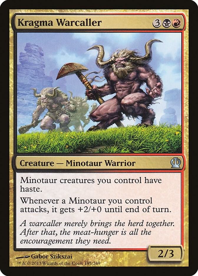 Kragma Warcaller 195 card from Theros