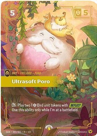 Ultrasoft Poro 003/003 card from Secret Garden