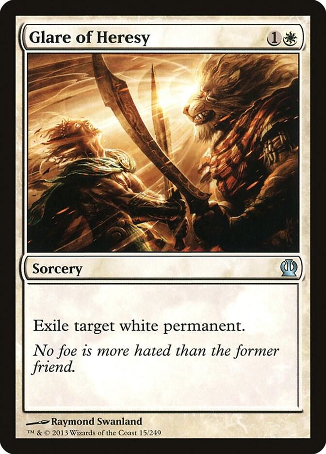 Glare of Heresy 15 card from Theros
