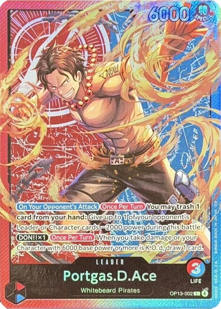 Portgas.D.Ace (Sound Loader Ace and Sabo Edition 2026) OP13-002 card from One Piece Promotion Cards